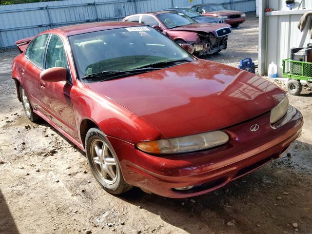 1G3NL52EX2C154414 - 2002 OLDSMOBILE ALERO GL RED photo 1