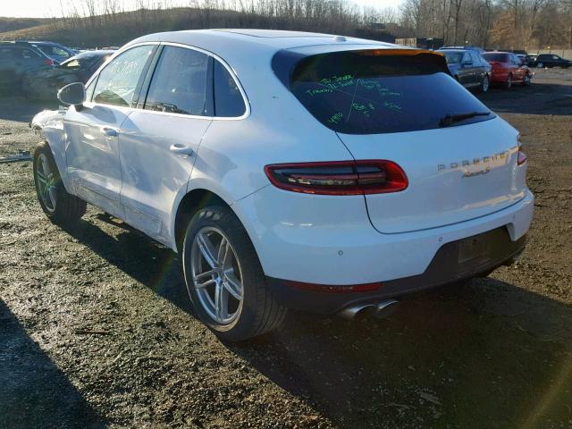 WP1AB2A53GLB50471 - 2016 PORSCHE MACAN S WHITE photo 3