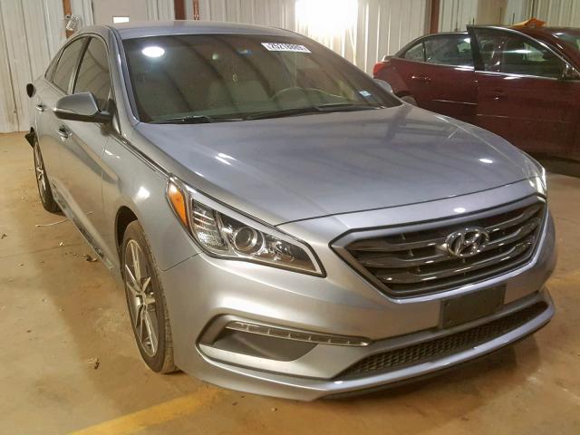 5NPE34AB1HH592110 - 2017 HYUNDAI SONATA SPO BLUE photo 1