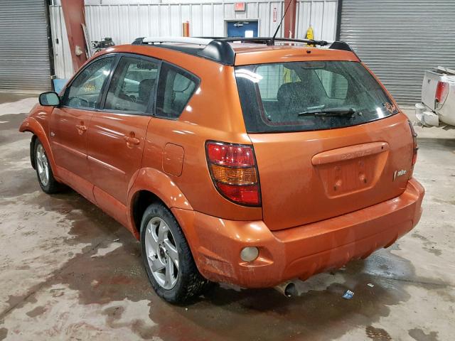 5Y2SL628X4Z453601 - 2004 PONTIAC VIBE ORANGE photo 3