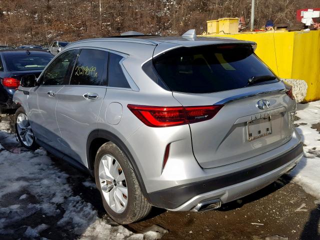 3PCAJ5M31KF101488 - 2019 INFINITI QX50 ESSEN SILVER photo 3