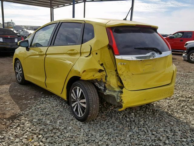 JHMGK5H74GX041397 - 2016 HONDA FIT EX YELLOW photo 3