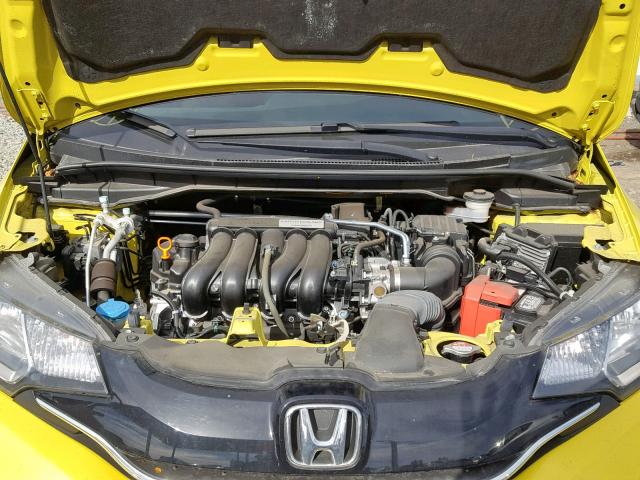 JHMGK5H74GX041397 - 2016 HONDA FIT EX YELLOW photo 7