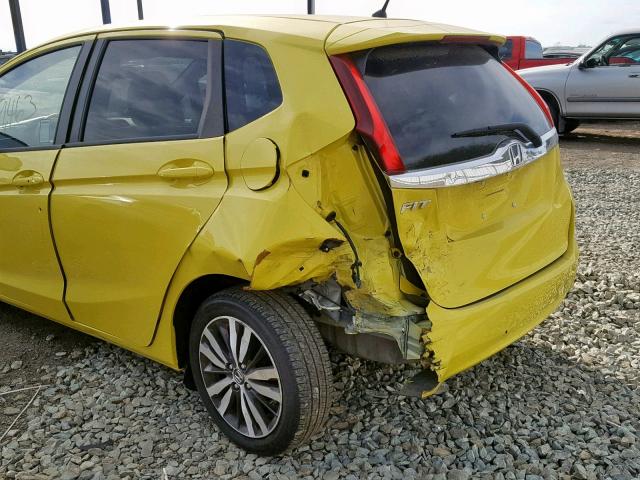 JHMGK5H74GX041397 - 2016 HONDA FIT EX YELLOW photo 9