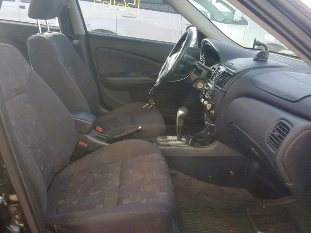 3N1BB51D11L111696 - 2001 NISSAN SENTRA SE BLACK photo 5