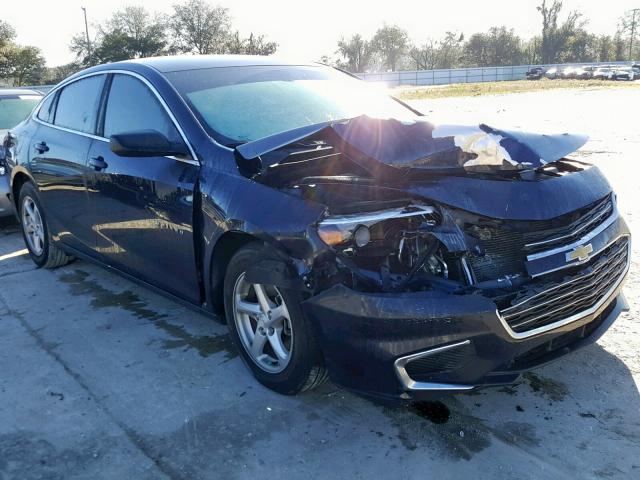 1G1ZB5ST9HF136537 - 2017 CHEVROLET MALIBU LS BLUE photo 1