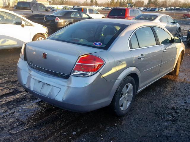 1G8ZR57548F268466 - 2008 SATURN AURA GREEN SILVER photo 4