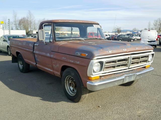 F25YRP05618 - 1972 FORD F-250 BROWN photo 1