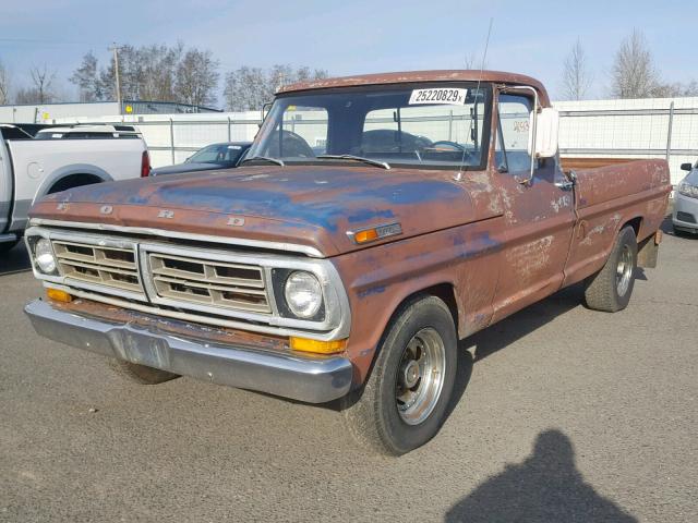 F25YRP05618 - 1972 FORD F-250 BROWN photo 2