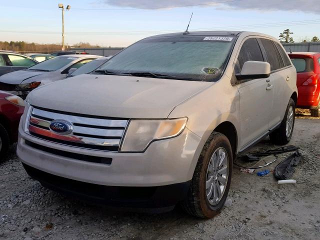 2FMDK38C27BB58808 - 2007 FORD EDGE SEL CREAM photo 2