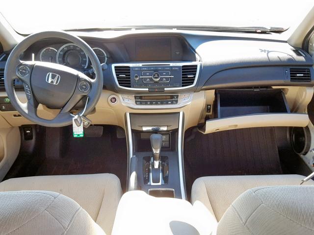 1HGCR2F78FA255406 - 2015 HONDA ACCORD EX WHITE photo 9