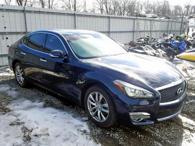 JN1BY1AP2HM740935 - 2017 INFINITI Q70 3.7 BLUE photo 1