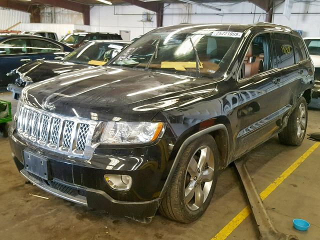 1C4RJFCT9CC169336 - 2012 JEEP GRAND CHER BLACK photo 2