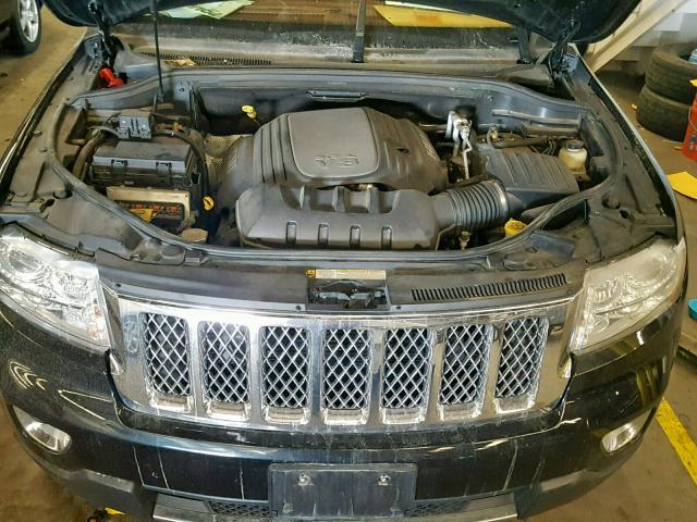 1C4RJFCT9CC169336 - 2012 JEEP GRAND CHER BLACK photo 7