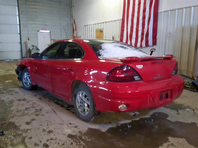 1G2NF52E84M629549 - 2004 PONTIAC GRAND AM S RED photo 3