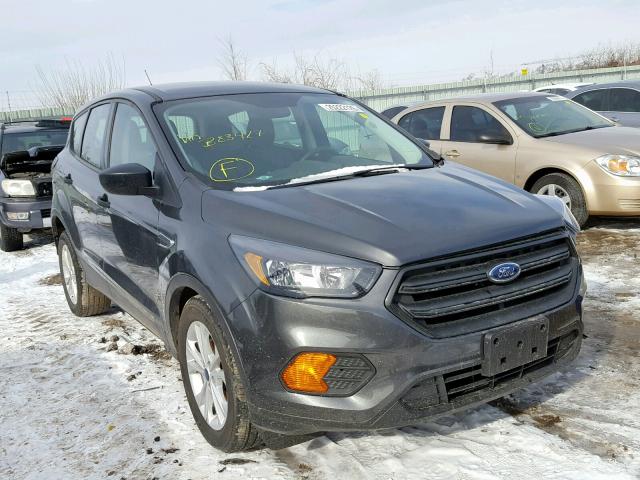 1FMCU0F70JUB83427 - 2018 FORD ESCAPE S GRAY photo 1