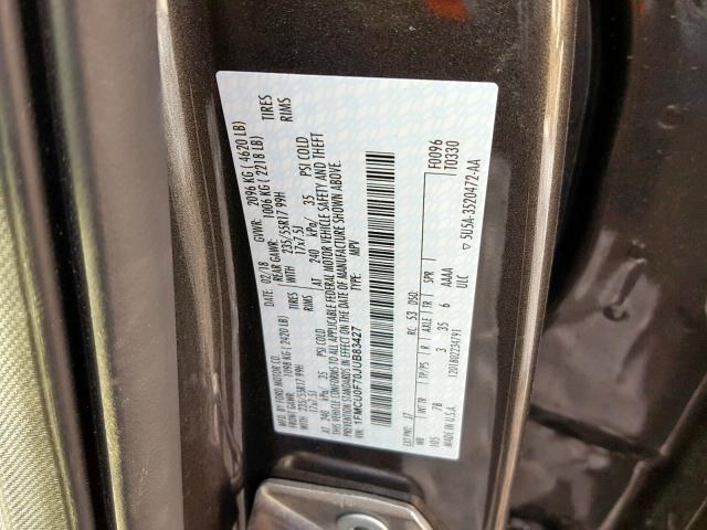 1FMCU0F70JUB83427 - 2018 FORD ESCAPE S GRAY photo 10