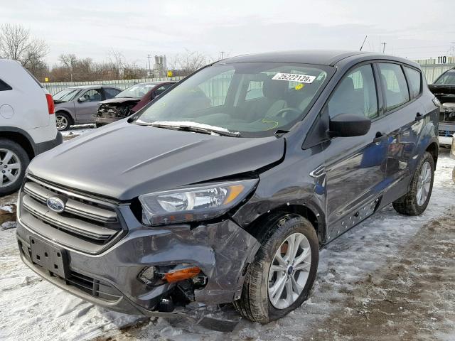 1FMCU0F70JUB83427 - 2018 FORD ESCAPE S GRAY photo 2