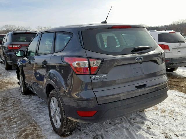 1FMCU0F70JUB83427 - 2018 FORD ESCAPE S GRAY photo 3