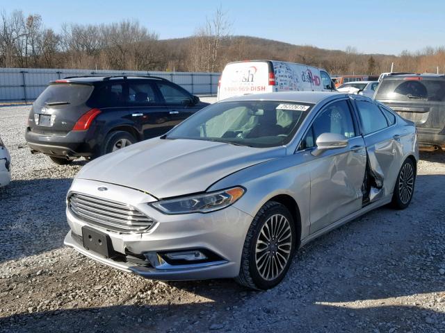 3FA6P0K94HR146470 - 2017 FORD FUSION TIT SILVER photo 2