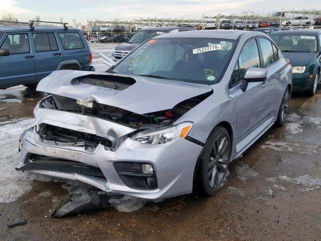 JF1VA1F66H9816521 - 2017 SUBARU WRX PREMIU SILVER photo 2