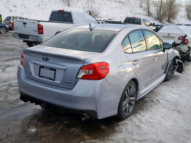 JF1VA1F66H9816521 - 2017 SUBARU WRX PREMIU SILVER photo 4