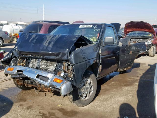 1N6SD11S1MC389574 - 1991 NISSAN TRUCK SHOR BLACK photo 2