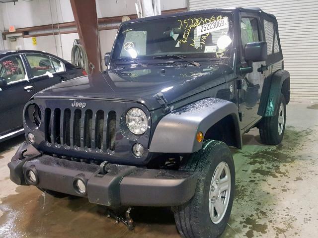 1C4AJWAG4HL674775 - 2017 JEEP WRANGLER S GRAY photo 2