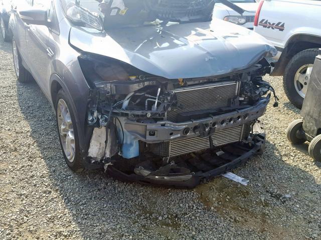 1FMCU9J97EUD17899 - 2014 FORD ESCAPE TIT SILVER photo 9