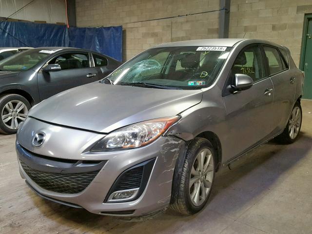 JM1BL1K61B1375609 - 2011 MAZDA 3 S GRAY photo 2