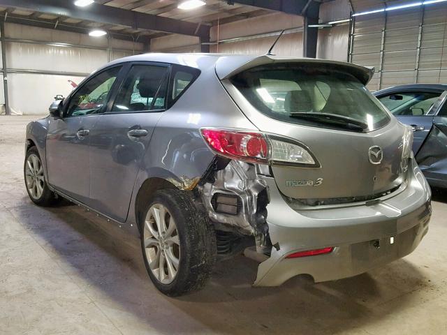 JM1BL1K61B1375609 - 2011 MAZDA 3 S GRAY photo 3