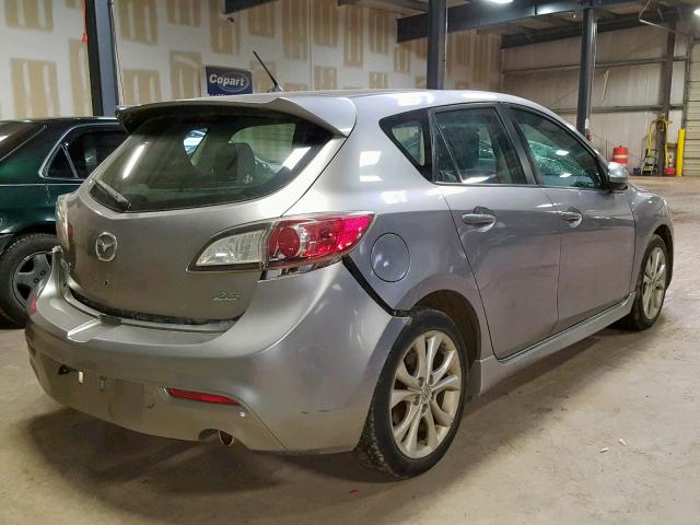 JM1BL1K61B1375609 - 2011 MAZDA 3 S GRAY photo 4