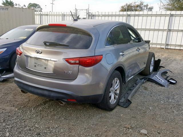 JN8AS1MU6AM802293 - 2010 INFINITI FX35 GRAY photo 4