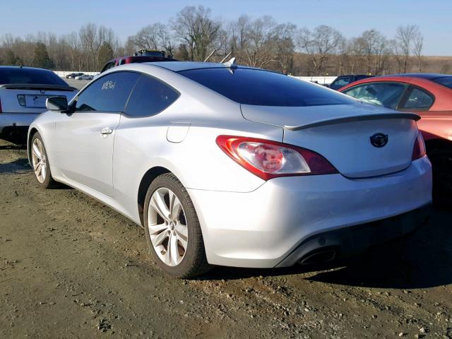 KMHHT6KD0CU075061 - 2012 HYUNDAI GENESIS CO SILVER photo 3