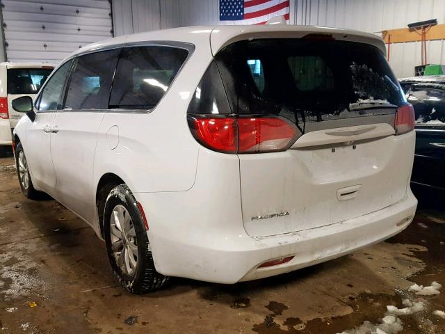 2C4RC1DG7HR811520 - 2017 CHRYSLER PACIFICA T WHITE photo 3