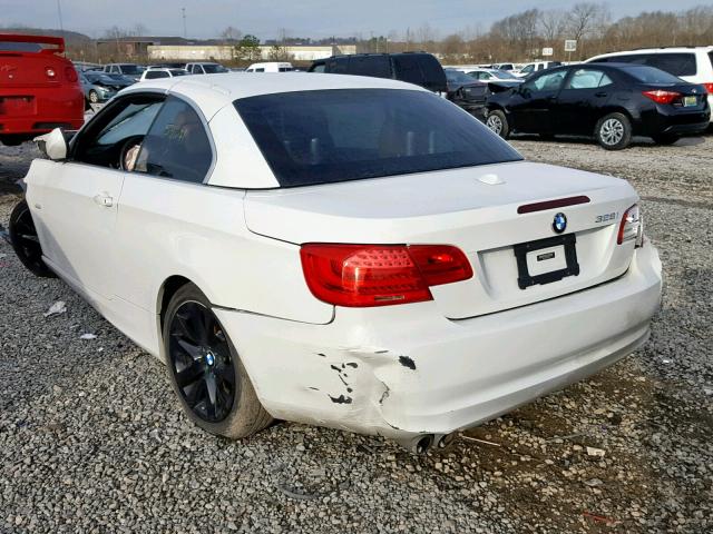 WBADW7C57DE732311 - 2013 BMW 328 I SULE WHITE photo 3