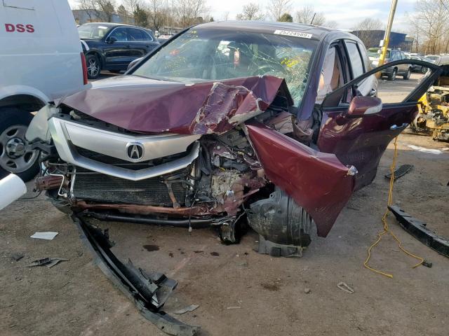 5J8TB2H5XBA001335 - 2011 ACURA RDX TECHNO BURGUNDY photo 2