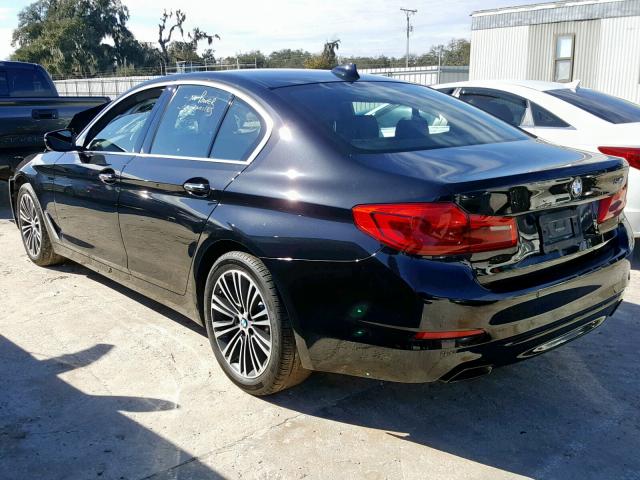 WBAJE5C54JG917653 - 2018 BMW 540 I BLACK photo 3