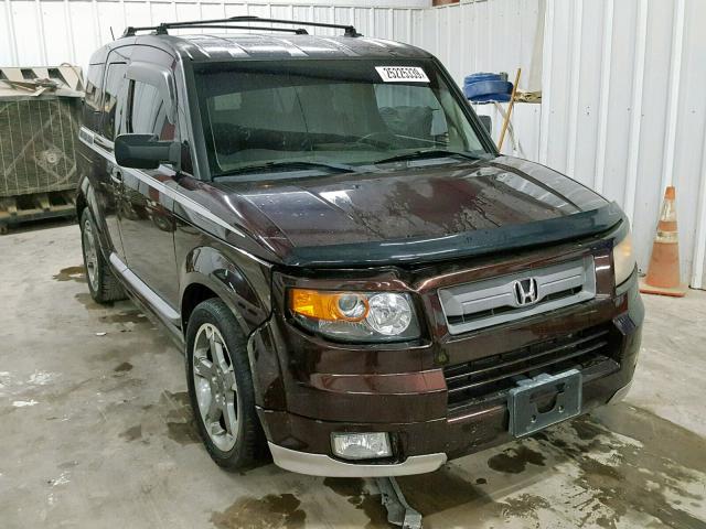 5J6YH18957L006433 - 2007 HONDA ELEMENT SC MAROON photo 1