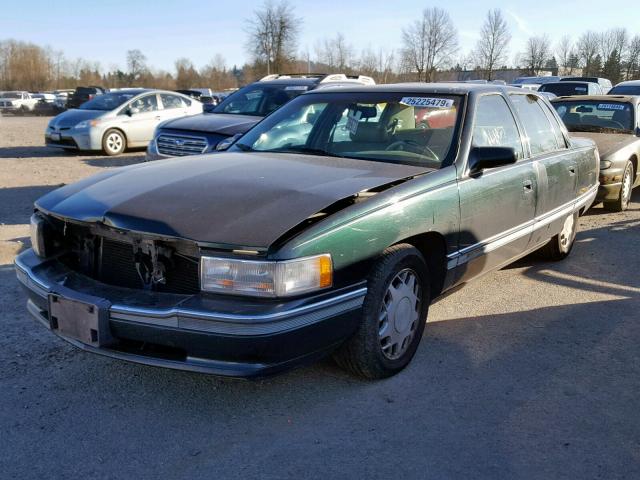 1G6KF52Y5SU296672 - 1995 CADILLAC DEVILLE CO GREEN photo 2