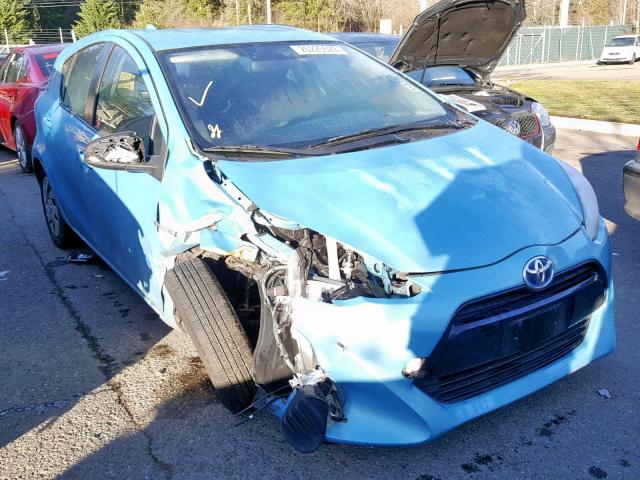 JTDKDTB3XG1131012 - 2016 TOYOTA PRIUS C BLUE photo 1