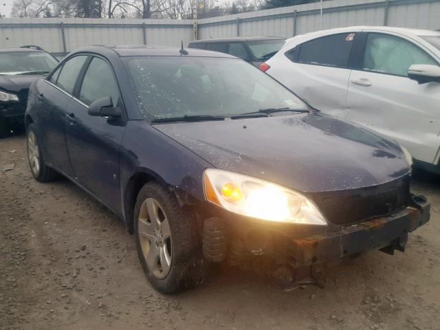 1G2ZG57B184304180 - 2008 PONTIAC G6 BASE BLUE photo 1