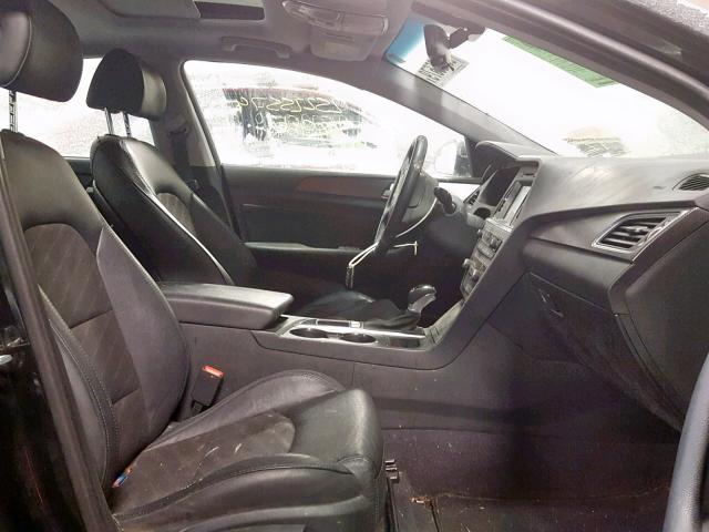 5NPE34AF3HH438856 - 2017 HYUNDAI SONATA SPO BLACK photo 5