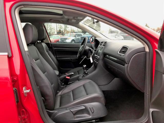 3VWML7AJ6EM620331 - 2014 VOLKSWAGEN JETTA TDI RED photo 5