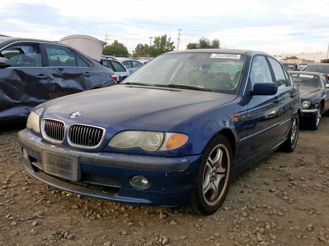 WBAEV53463KM32441 - 2003 BMW 330 I BLUE photo 2