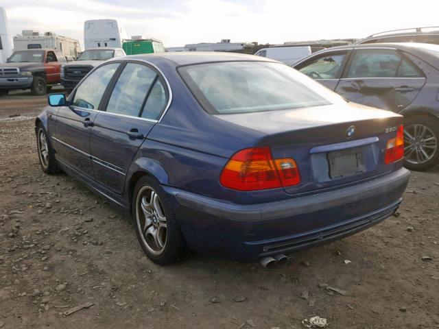 WBAEV53463KM32441 - 2003 BMW 330 I BLUE photo 3
