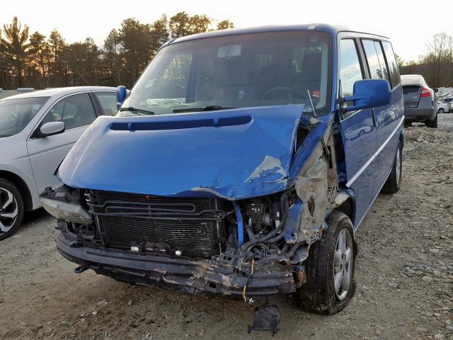 WV2KB47093H001820 - 2003 VOLKSWAGEN EUROVAN GL BLUE photo 9