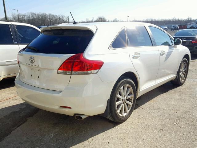 4T3ZE11A99U005339 - 2009 TOYOTA VENZA BASE WHITE photo 4