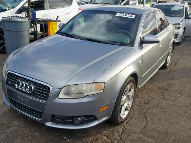 WAUAF78E98A047106 - 2008 AUDI A4 2.0T GRAY photo 2