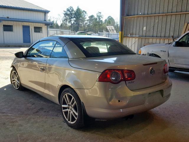 WVWFA71F39V016339 - 2009 VOLKSWAGEN EOS LUX 银色 照片 3